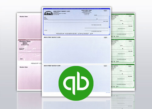 Order QuickBooks Checks Online | 100% Compatible Regular/High-Security 3 Per-Page, Wallet, Voucher Business Checks Online